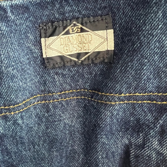 Diamond Gusset Flannel Lined Hybrid Carpenter jeans size 35 x 30 - Picture 9 of 9